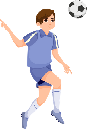 Fußballspieler  Illustration