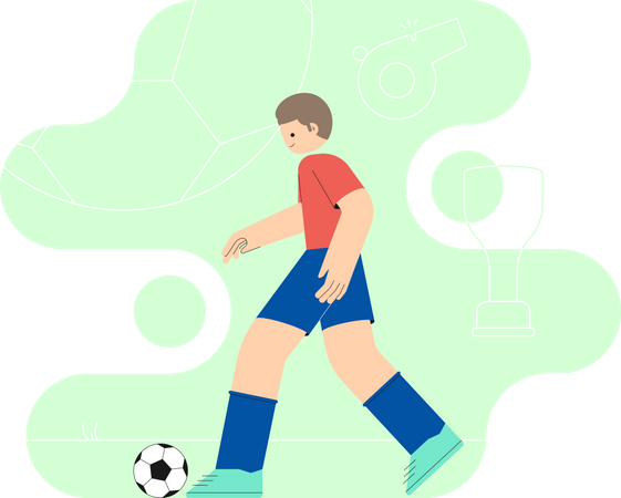 Futbolista  Ilustración