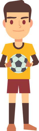 Jugador de fútbol  Ilustración