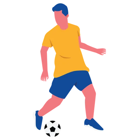 Futbolista masculino  Ilustración