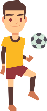 Futbolista masculino  Ilustración