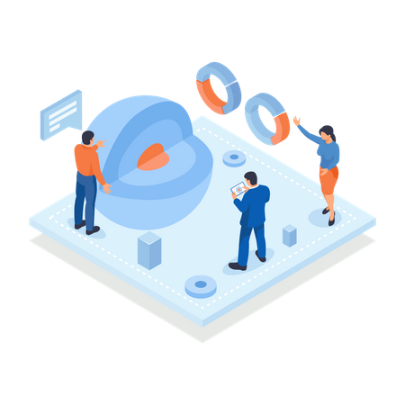 Future of material analysis  Illustration