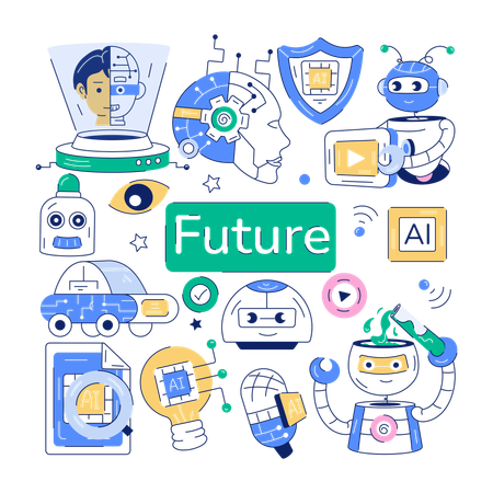 Future technology  Illustration