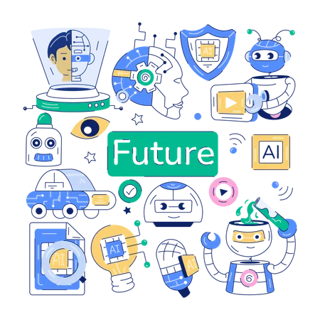 Future technology  Illustration