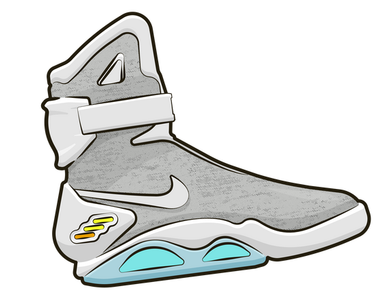 Futuristic shoes  Illustration