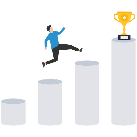 Gagnant d'affaires  Illustration