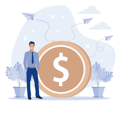 Gagner de l'argent  Illustration