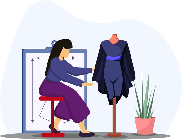 Galerie de mode  Illustration