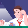 gambling addiction illustrations free