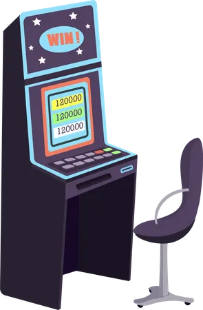 Gambling machine  Illustration