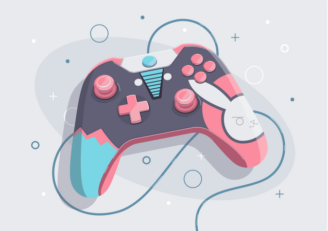 Game controller Illustration