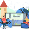 illustration for play on console