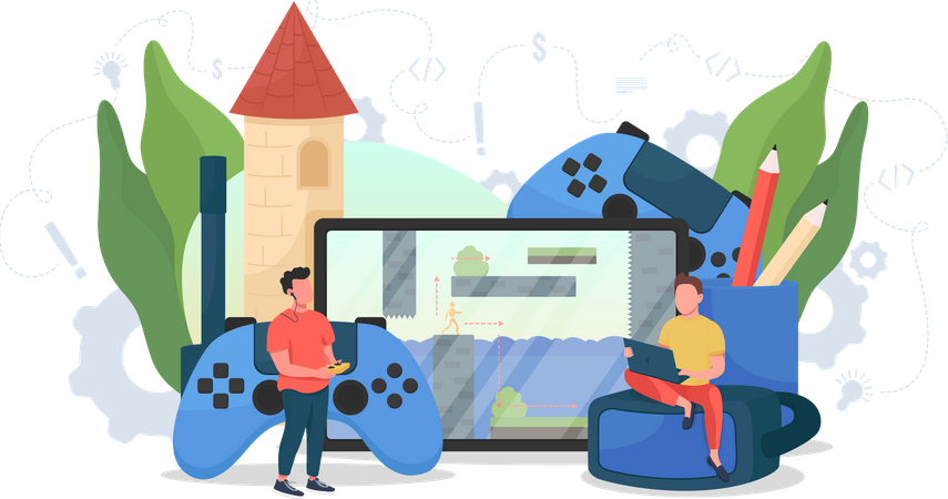 Game designer  Illustration
