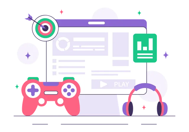 Game Development Process  Illustration