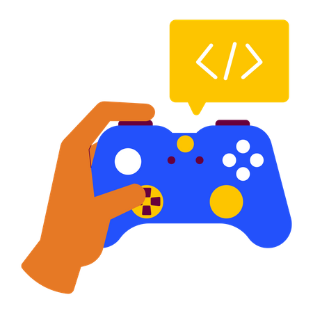 Game programmer  Illustration