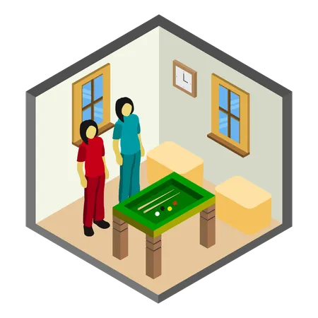 Game room  Illustration
