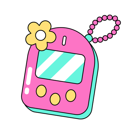 Game Tamagotchi  Illustration