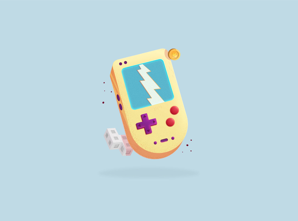 Gameboy Illustration