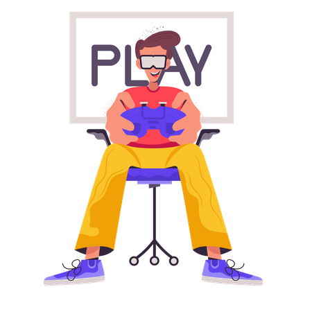 Gamer  Illustration