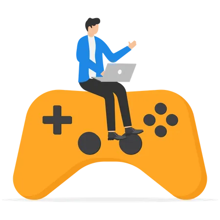 Gamification Marketing Strategy For Customer To Achieve Target And Win The Prize Reward Or Challenge To Keep Customer Engagement Concept Illustration