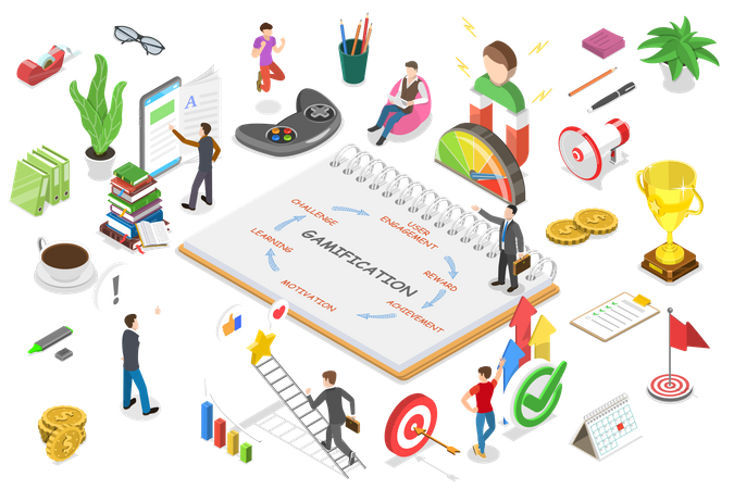 Gamification des applications mobiles  Illustration