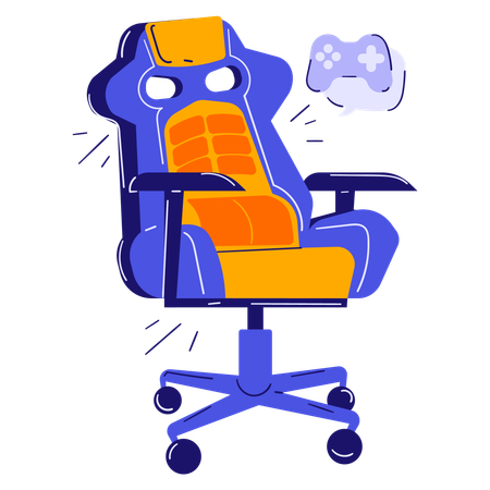 Gaming Chair  Illustration