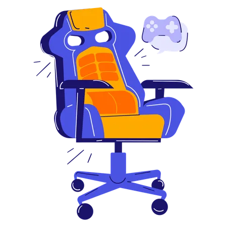Gaming Chair  Illustration
