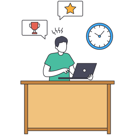 Gaming Disorder  Illustration