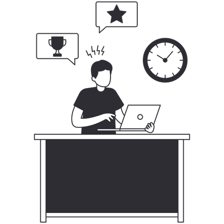 Gaming Disorder  Illustration