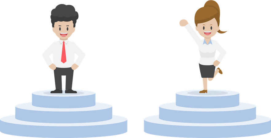 Ganador del concurso empresarial  Ilustración