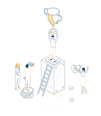 Ganador  Ilustración