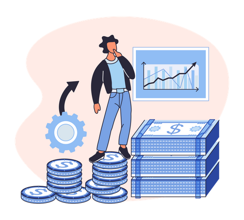 Ganancia capital  Ilustración