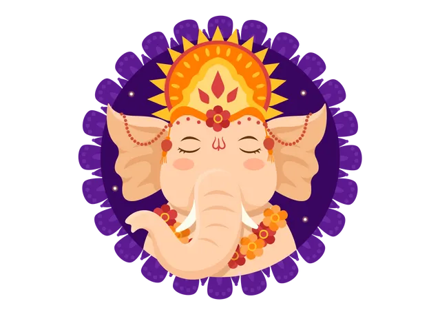 Ganesh Chaturthi  Illustration