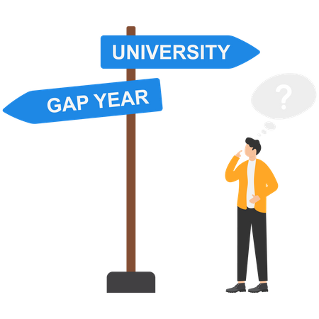 Gap year  Illustration