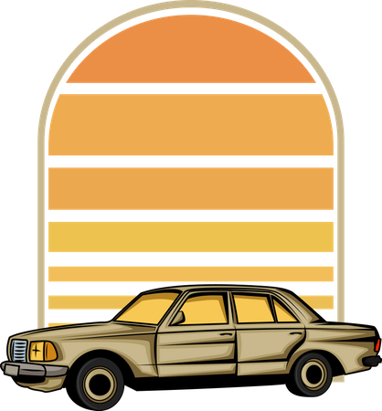 Garagenwagen  Illustration