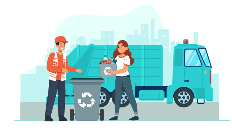 Garbage collection Illustration