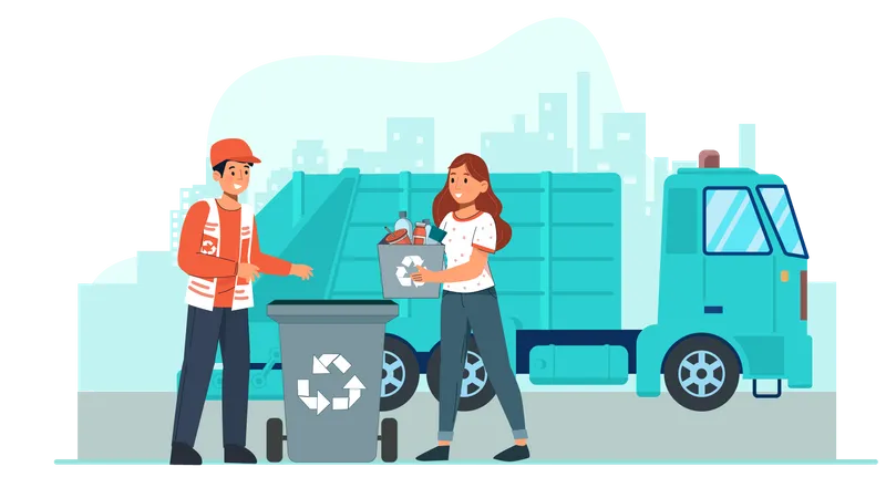 Garbage collection  Illustration