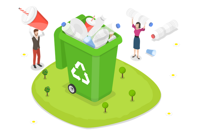 Garbage Management  Illustration