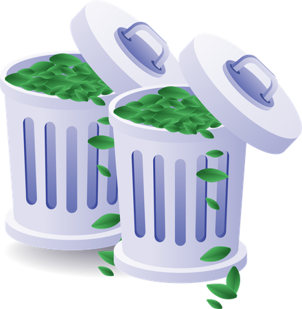 Garbage management  Illustration