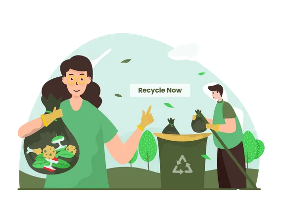 Recycle now  Illustration