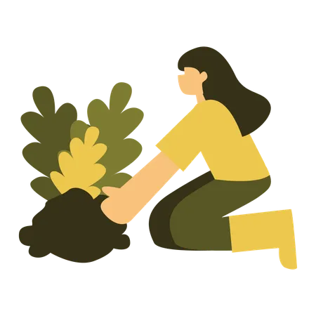 Garden care  Illustration