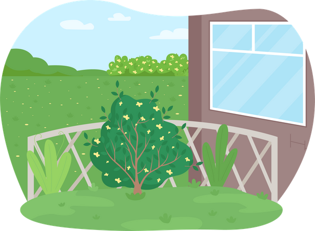 Garden maintenance  Illustration