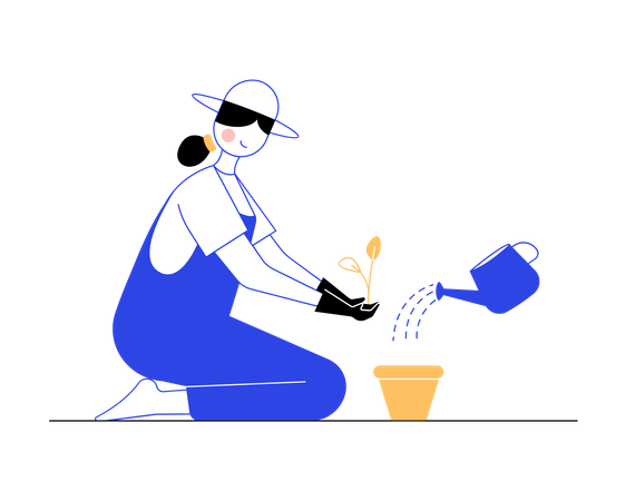 Gardener Illustration