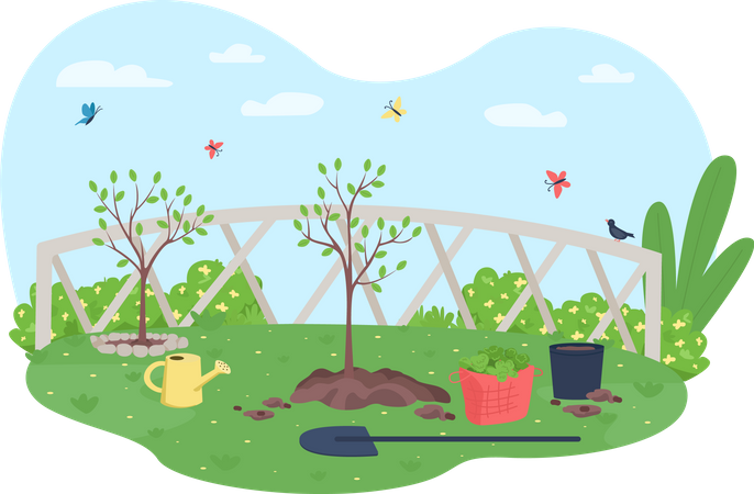 Gardening  Illustration