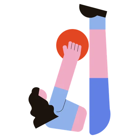 Garota fitness  Ilustração
