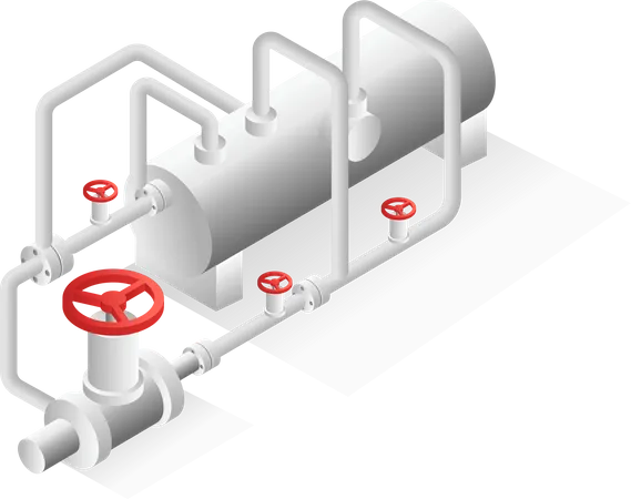 Gas pipeline  Illustration