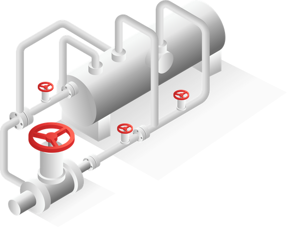 Gas pipeline  Illustration