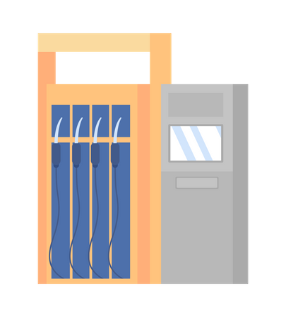 Gasoline pump  Illustration