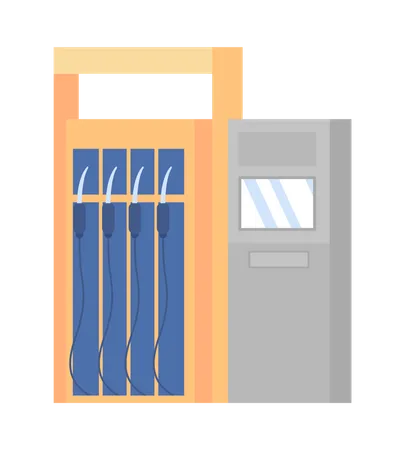 Gasoline pump  Illustration