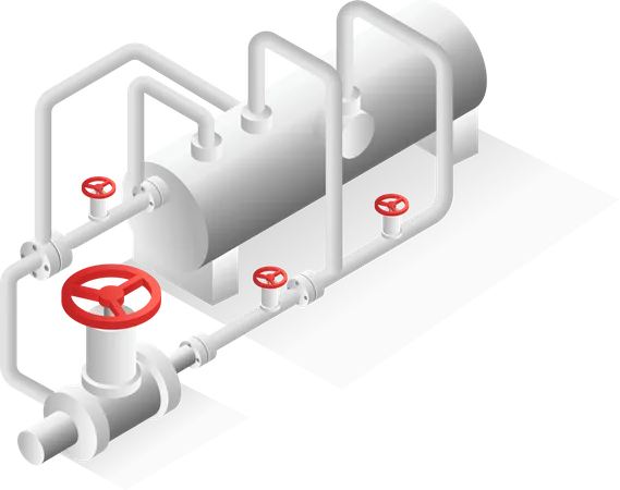 Gas-Pipeline  Illustration